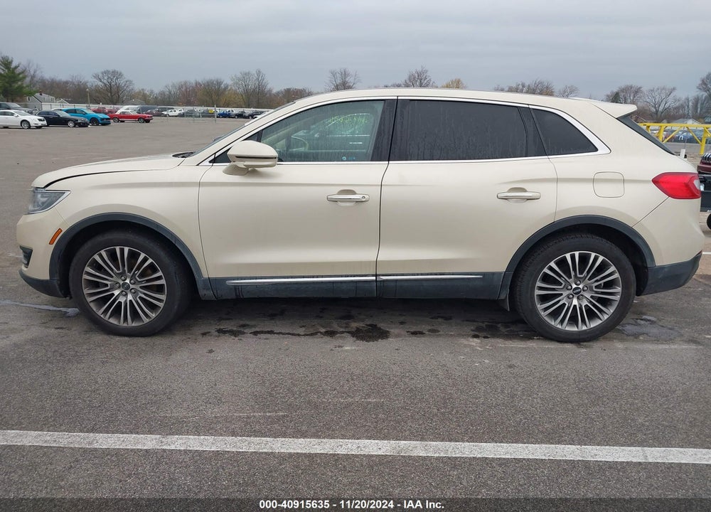 2016 LINCOLN MKX RESERVE VIN: 2LMTJ8LR6GBL52088