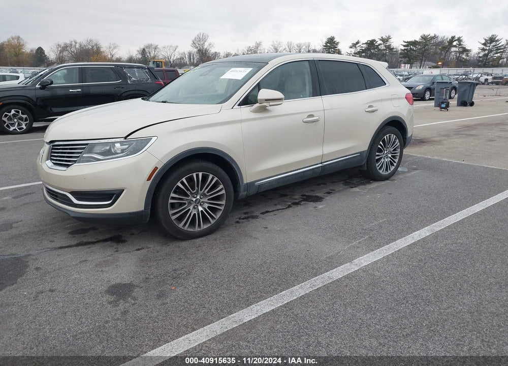 2016 LINCOLN MKX RESERVE VIN: 2LMTJ8LR6GBL52088