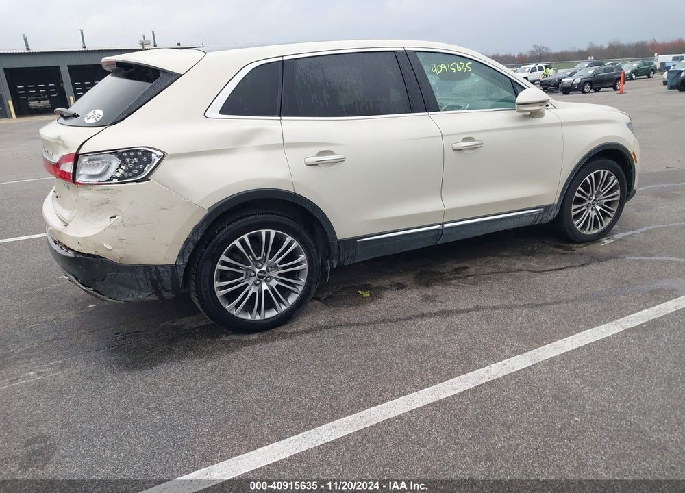 2016 LINCOLN MKX RESERVE VIN: 2LMTJ8LR6GBL52088