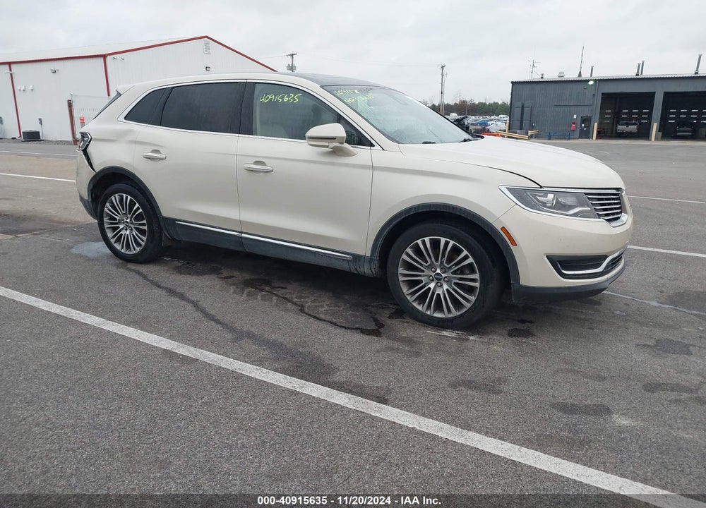 2016 LINCOLN MKX RESERVE VIN: 2LMTJ8LR6GBL52088