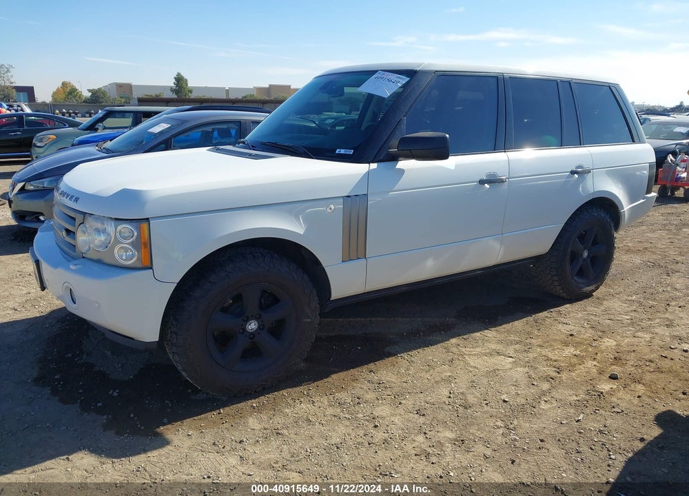 2006 LAND ROVER RANGE ROVER HSE VIN: SALME15406A228855
