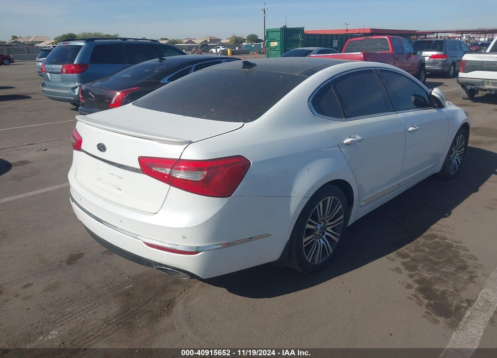 2014 KIA CADENZA PREMIUM VIN: KNALN4D72E5138787
