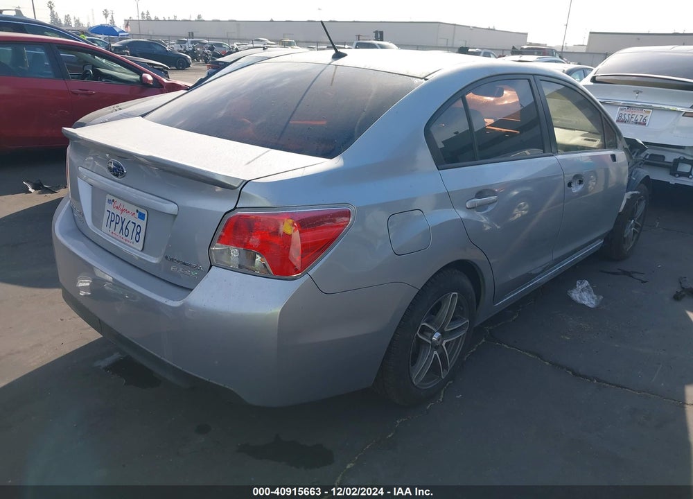 2015 SUBARU IMPREZA 2.0I VIN: JF1GJAA66FG022823