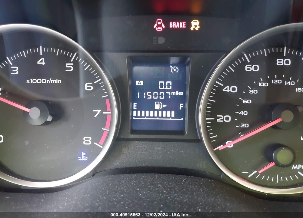2015 SUBARU IMPREZA 2.0I VIN: JF1GJAA66FG022823