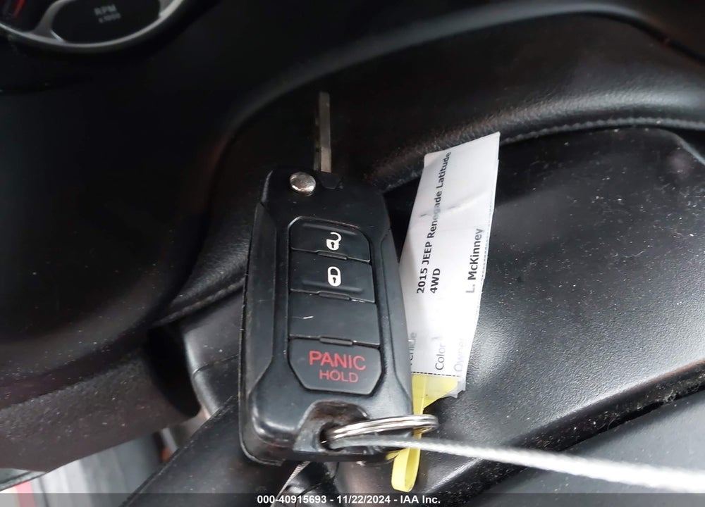 2015 JEEP RENEGADE LATITUDE VIN: ZACCJBBT7FPC33163