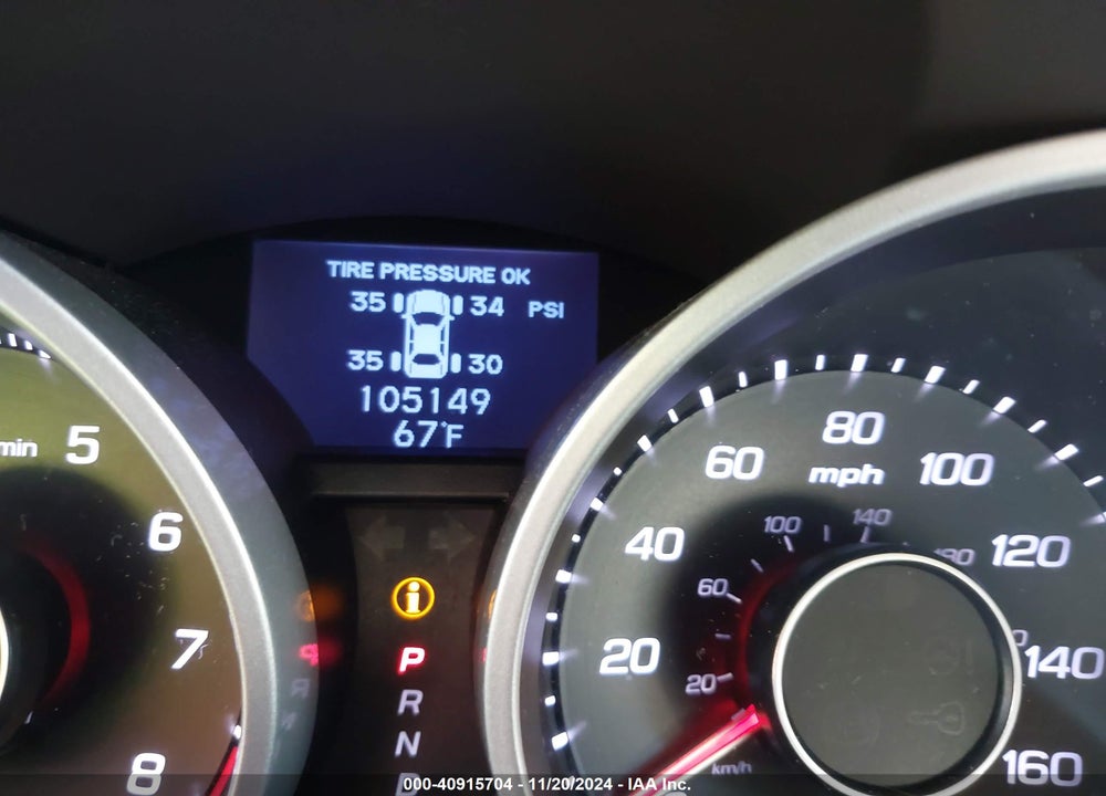 2012 ACURA TL VIN: 19UUA8F54CA027704