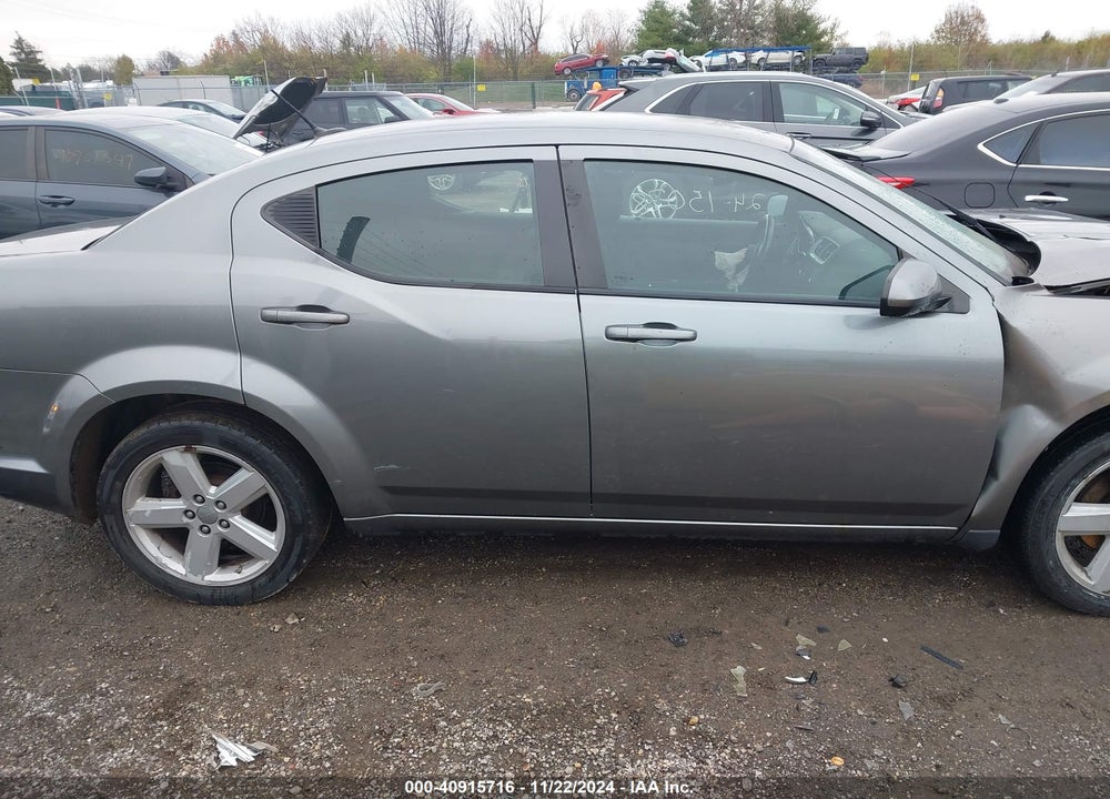 2011 DODGE AVENGER MAINSTREET VIN: 1B3BD1FB8BN590855