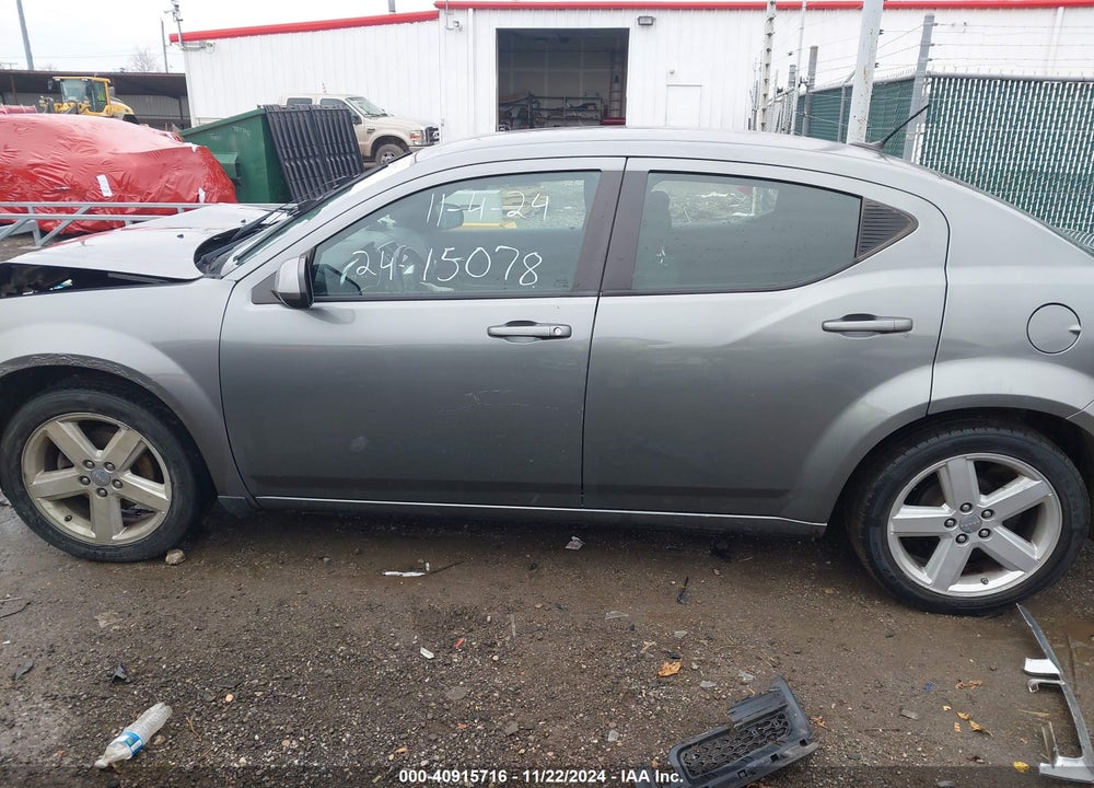 2011 DODGE AVENGER MAINSTREET VIN: 1B3BD1FB8BN590855