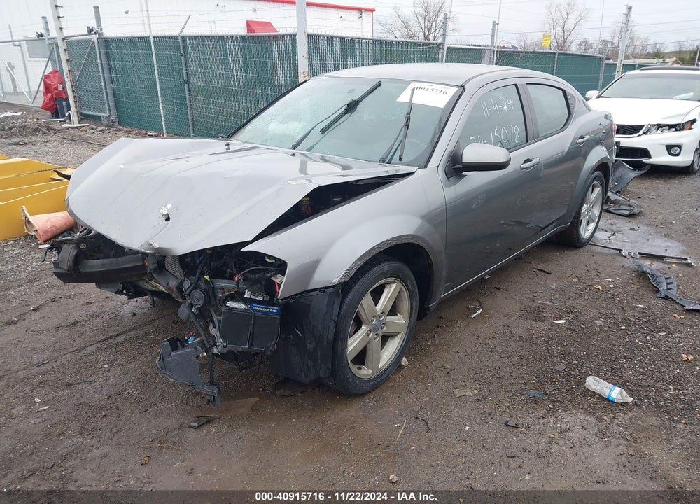 2011 DODGE AVENGER MAINSTREET VIN: 1B3BD1FB8BN590855