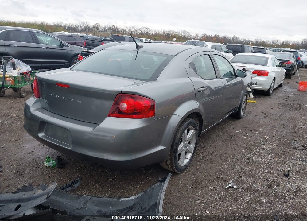 2011 DODGE AVENGER MAINSTREET VIN: 1B3BD1FB8BN590855