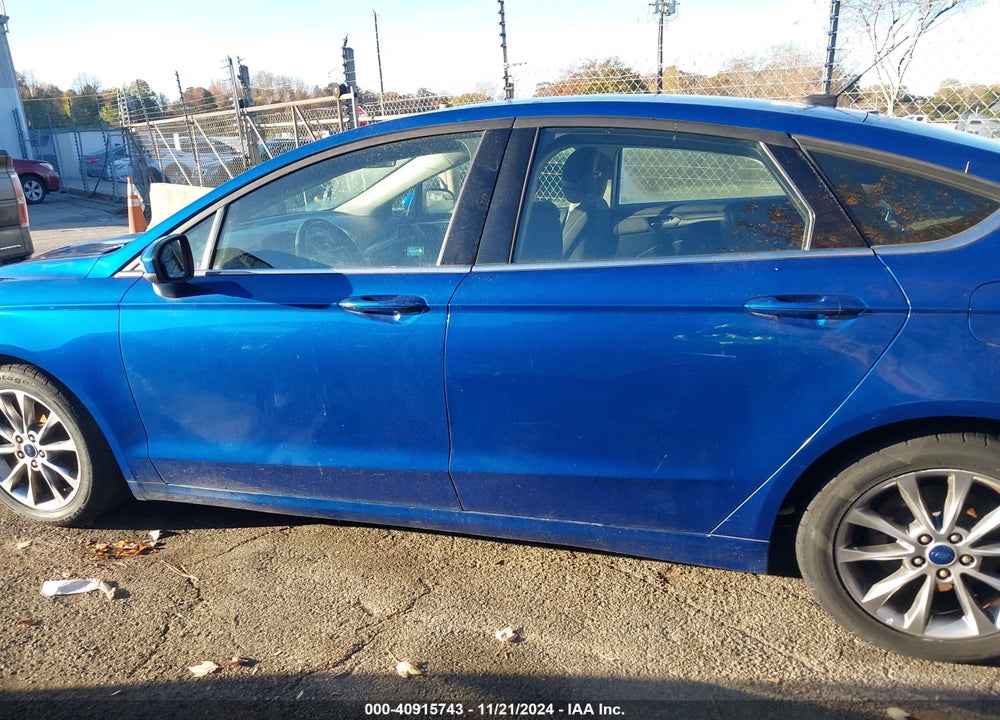 2017 FORD FUSION SE VIN: 3FA6P0H74HR125558