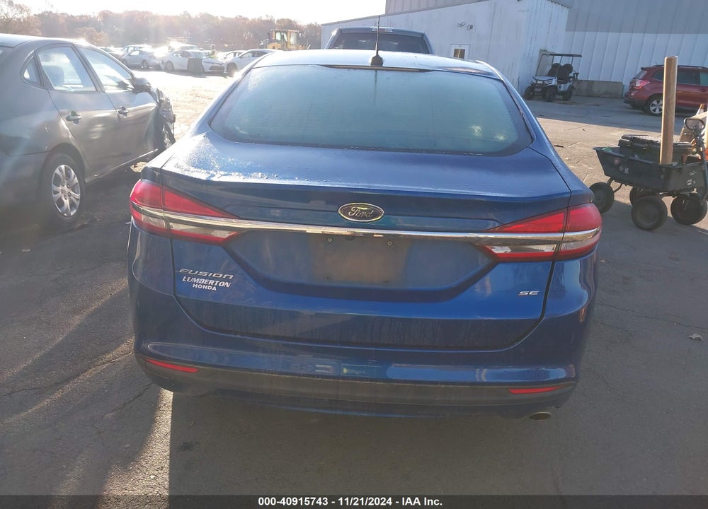 2017 FORD FUSION SE VIN: 3FA6P0H74HR125558