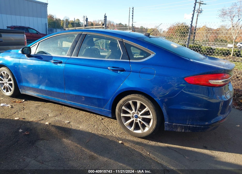2017 FORD FUSION SE VIN: 3FA6P0H74HR125558