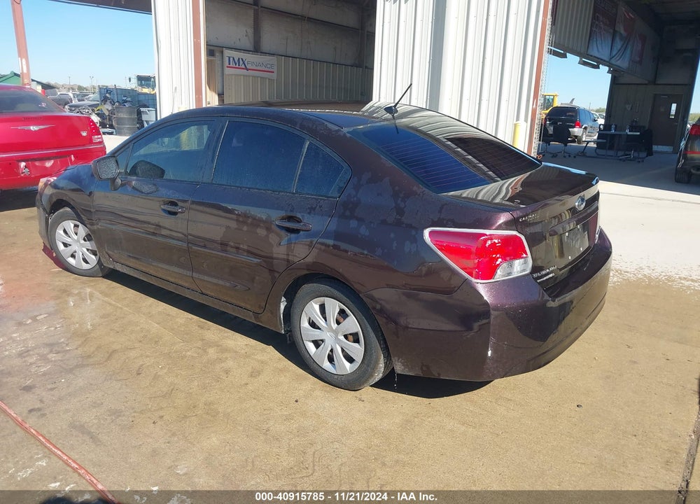 2012 SUBARU IMPREZA 2.0I VIN: JF1GJAA67CH023467