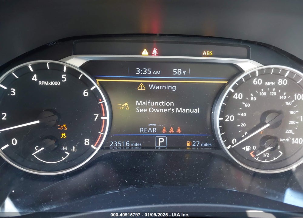 2024 NISSAN ALTIMA SV FWD VIN: 1N4BL4DV3RN348149