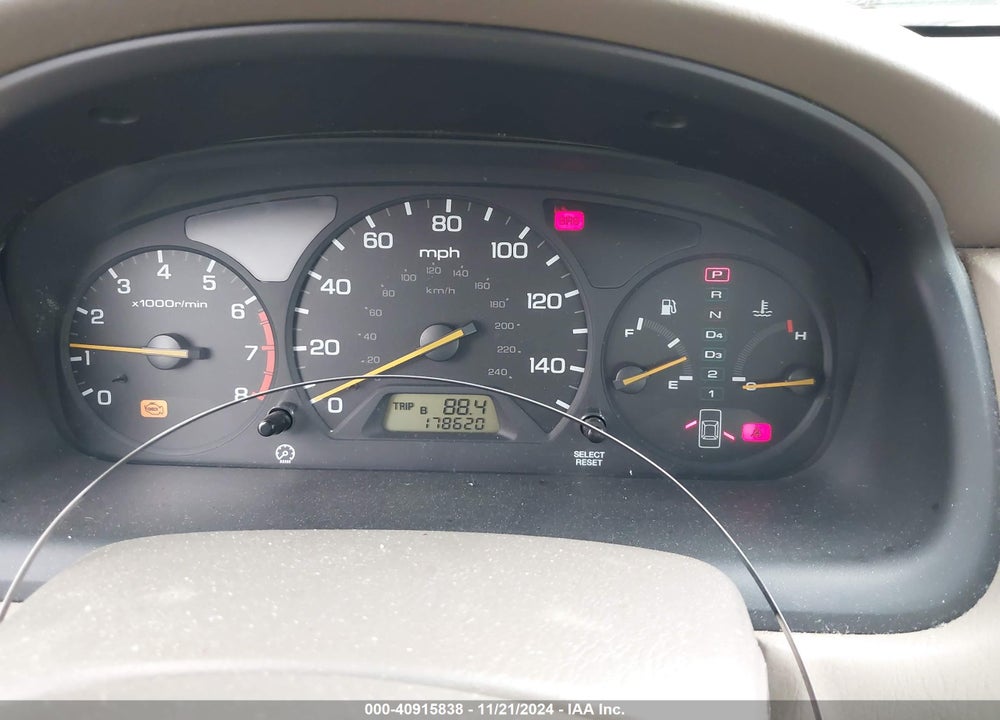 2001 HONDA ACCORD 3.0 EX VIN: 1HGCG16571A021331