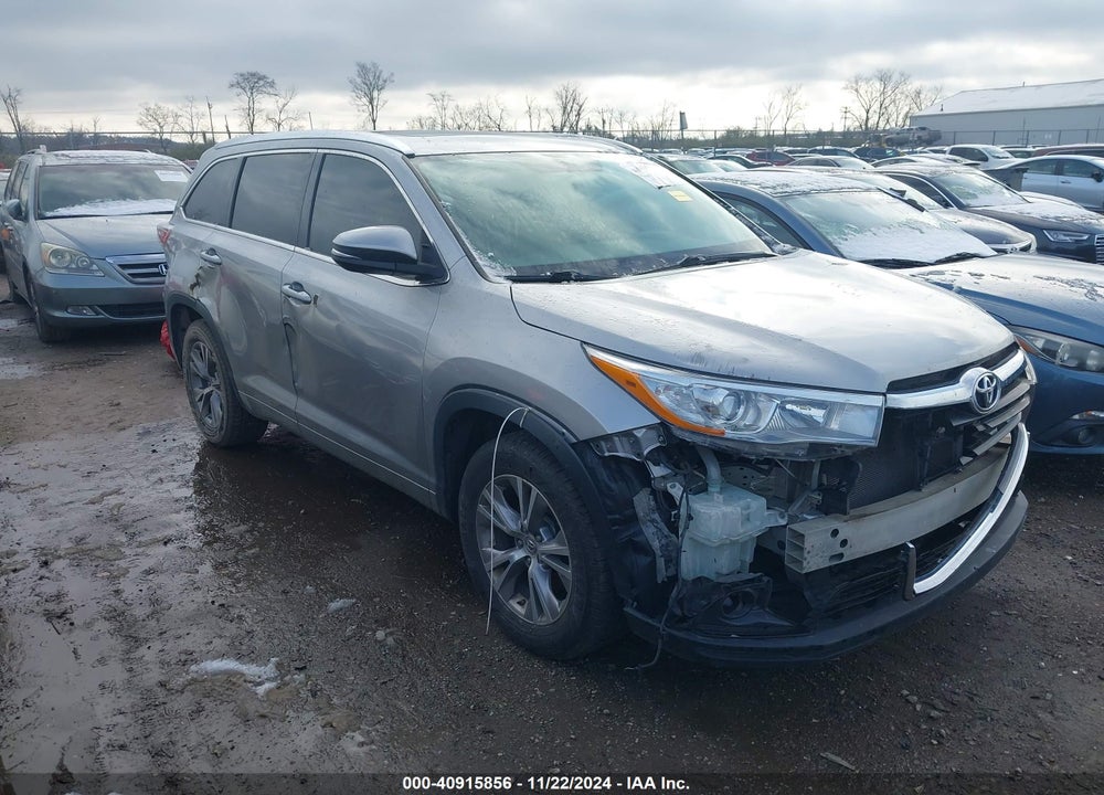 2015 TOYOTA HIGHLANDER XLE V6 VIN: 5TDKKRFH5FS120063