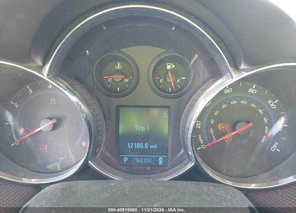 2011 CHEVROLET CRUZE 1LT VIN: 1G1PF5S92B7215565