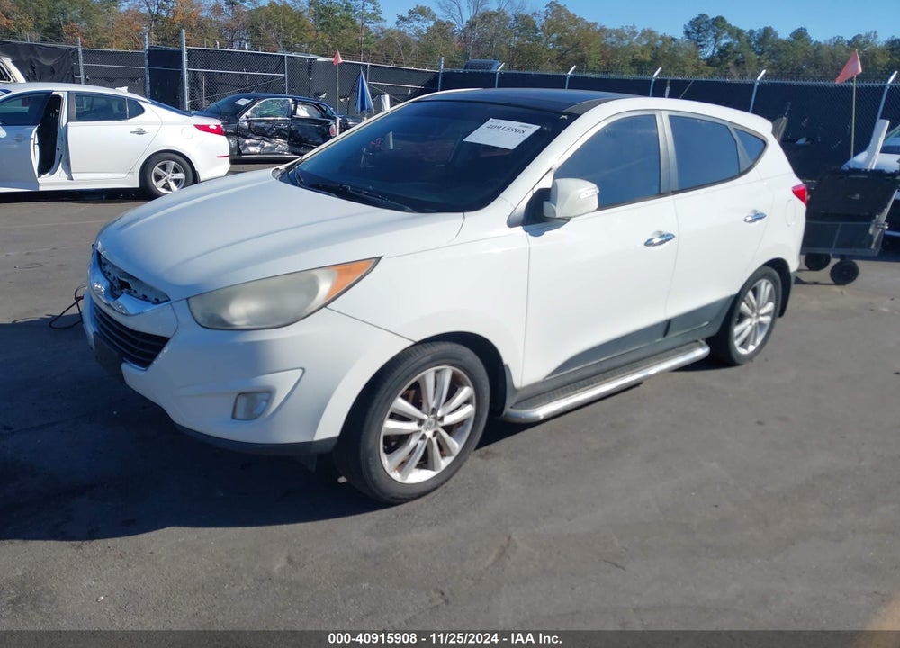2011 HYUNDAI TUCSON LIMITED VIN: KM8JU3AC9BU144012