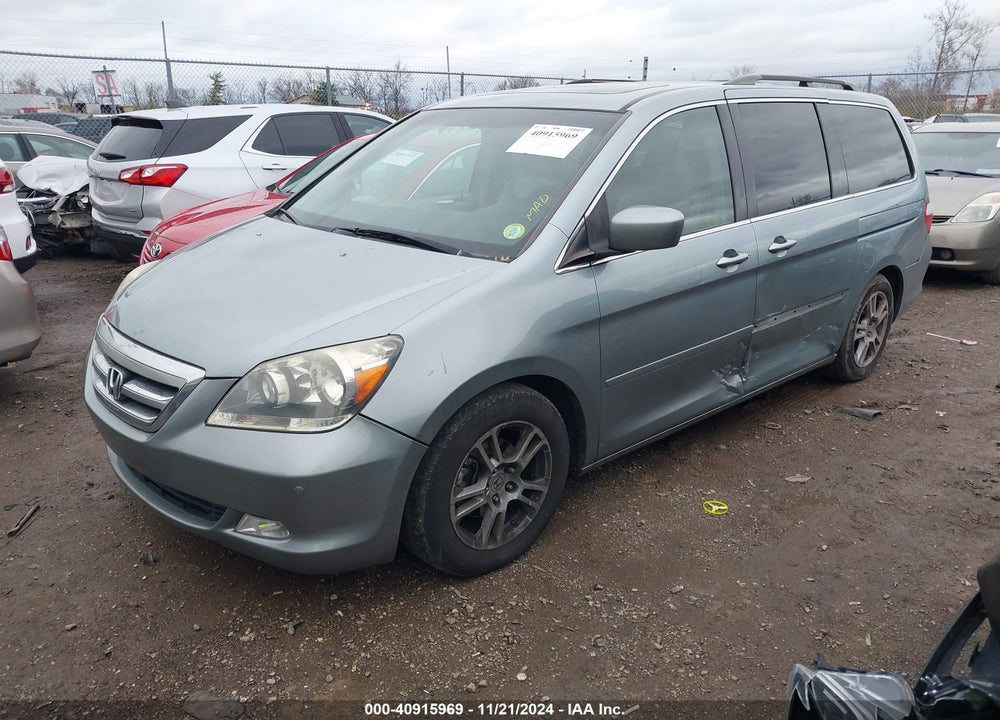 2006 HONDA ODYSSEY TOURING VIN: 5FNRL38896B009056