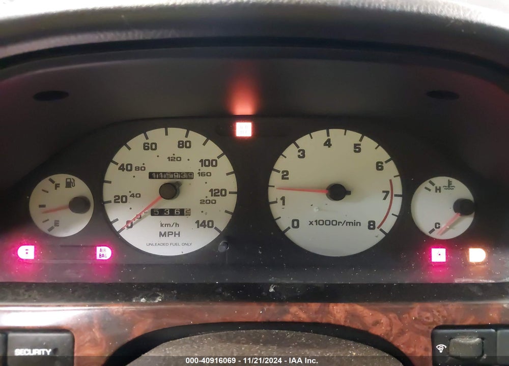 1997 NISSAN MAXIMA GLE/GXE/SE VIN: JN1CA21D1VT833127