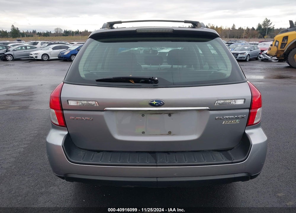 2009 SUBARU OUTBACK 2.5I VIN: 4S4BP61C997324659