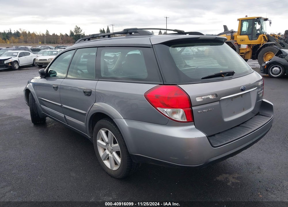 2009 SUBARU OUTBACK 2.5I VIN: 4S4BP61C997324659