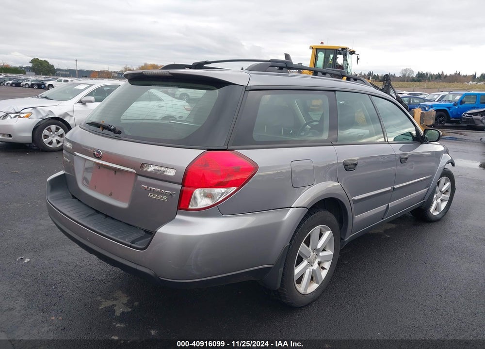 2009 SUBARU OUTBACK 2.5I VIN: 4S4BP61C997324659