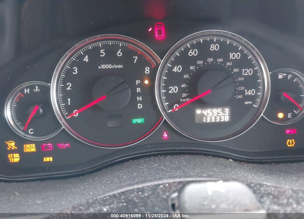 2009 SUBARU OUTBACK 2.5I VIN: 4S4BP61C997324659