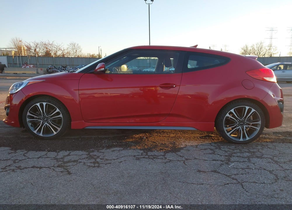 2016 HYUNDAI VELOSTER TURBO VIN: KMHTC6AE8GU253468