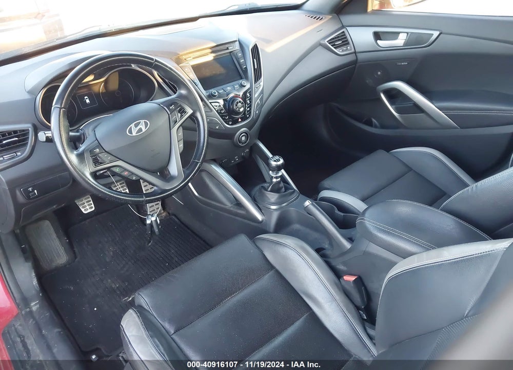 2016 HYUNDAI VELOSTER TURBO VIN: KMHTC6AE8GU253468