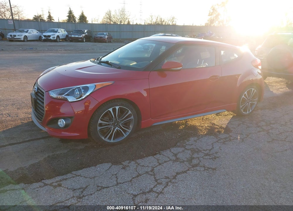 2016 HYUNDAI VELOSTER TURBO VIN: KMHTC6AE8GU253468