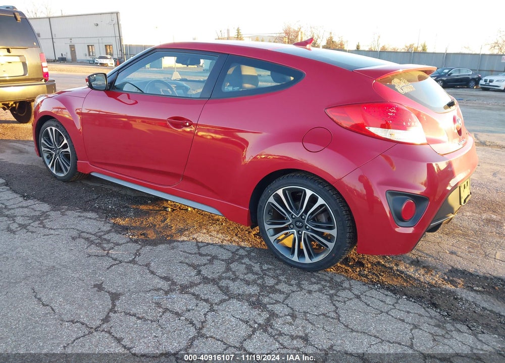 2016 HYUNDAI VELOSTER TURBO VIN: KMHTC6AE8GU253468
