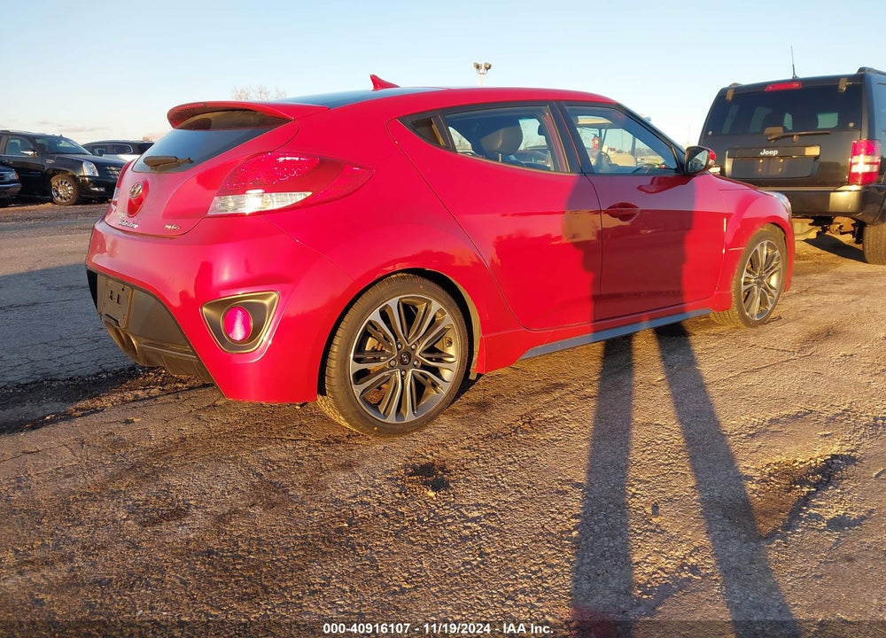 2016 HYUNDAI VELOSTER TURBO VIN: KMHTC6AE8GU253468