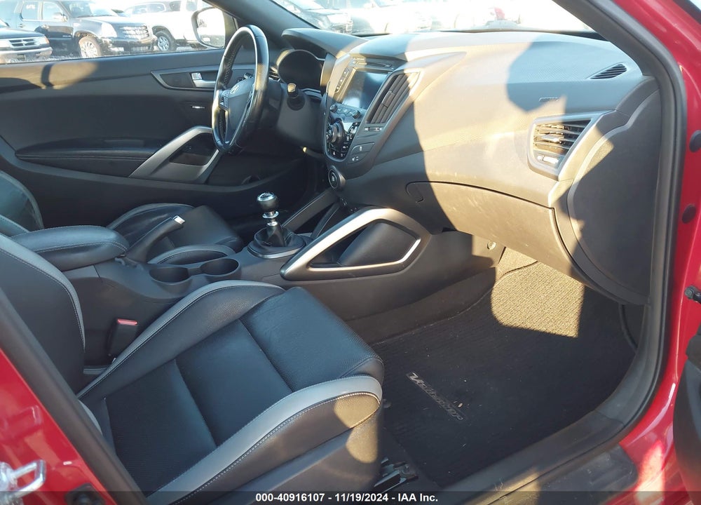 2016 HYUNDAI VELOSTER TURBO VIN: KMHTC6AE8GU253468