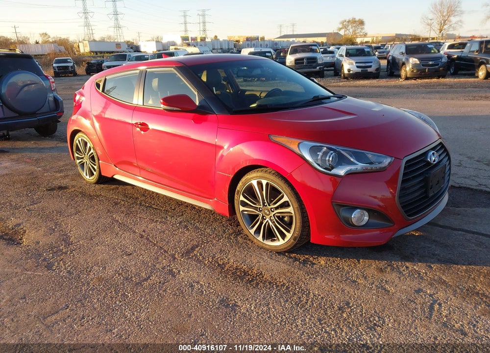 2016 HYUNDAI VELOSTER TURBO VIN: KMHTC6AE8GU253468