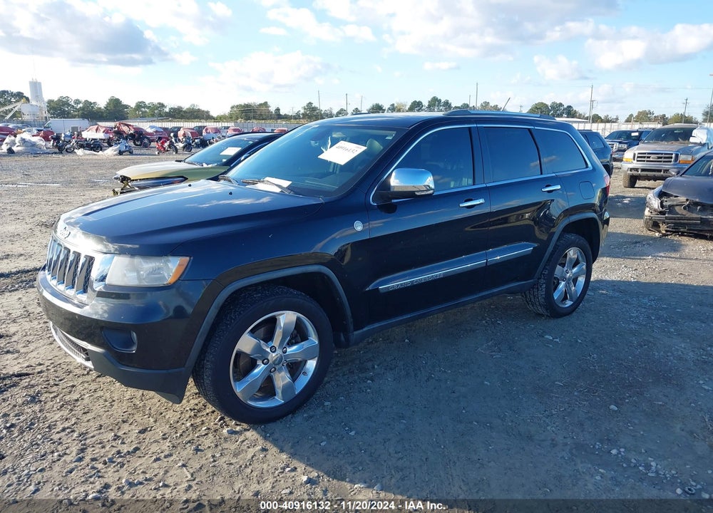 2011 JEEP GRAND CHEROKEE OVERLAND VIN: 1J4RR6GT7BC539694