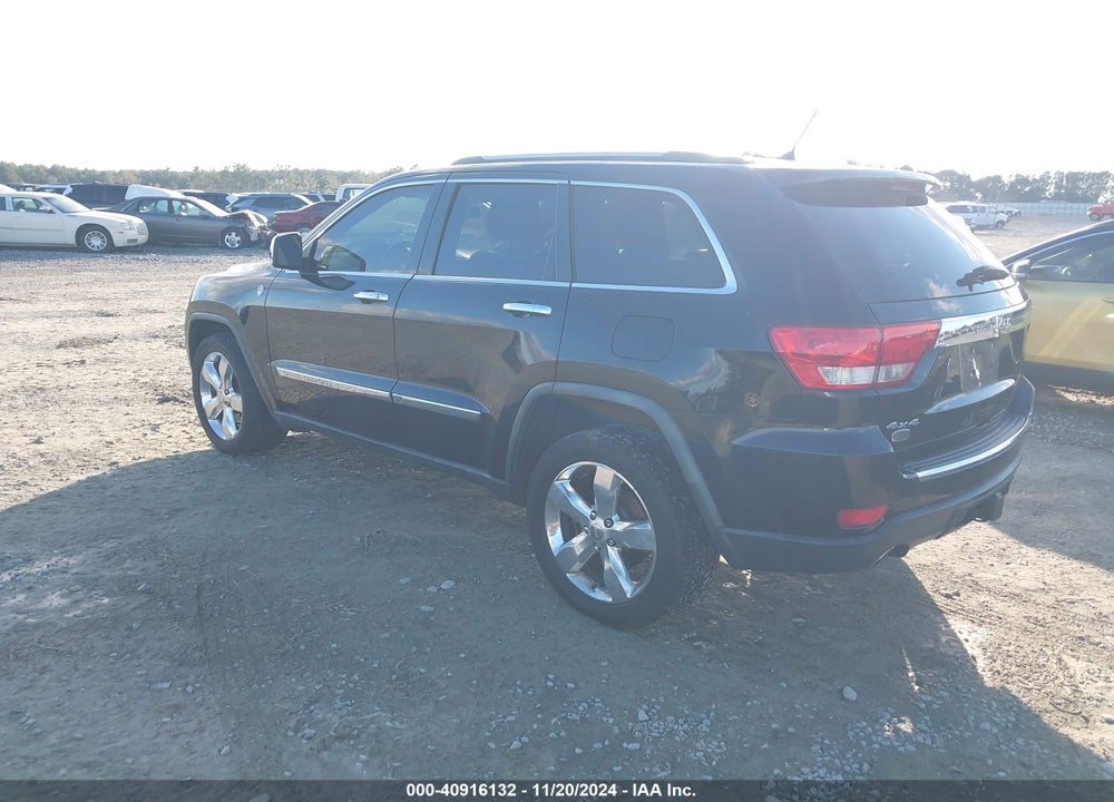 2011 JEEP GRAND CHEROKEE OVERLAND VIN: 1J4RR6GT7BC539694