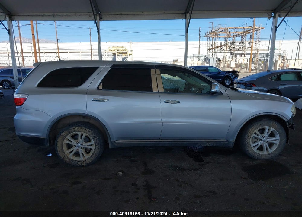 2012 DODGE DURANGO SXT VIN: 1C4RDHAG3CC138463