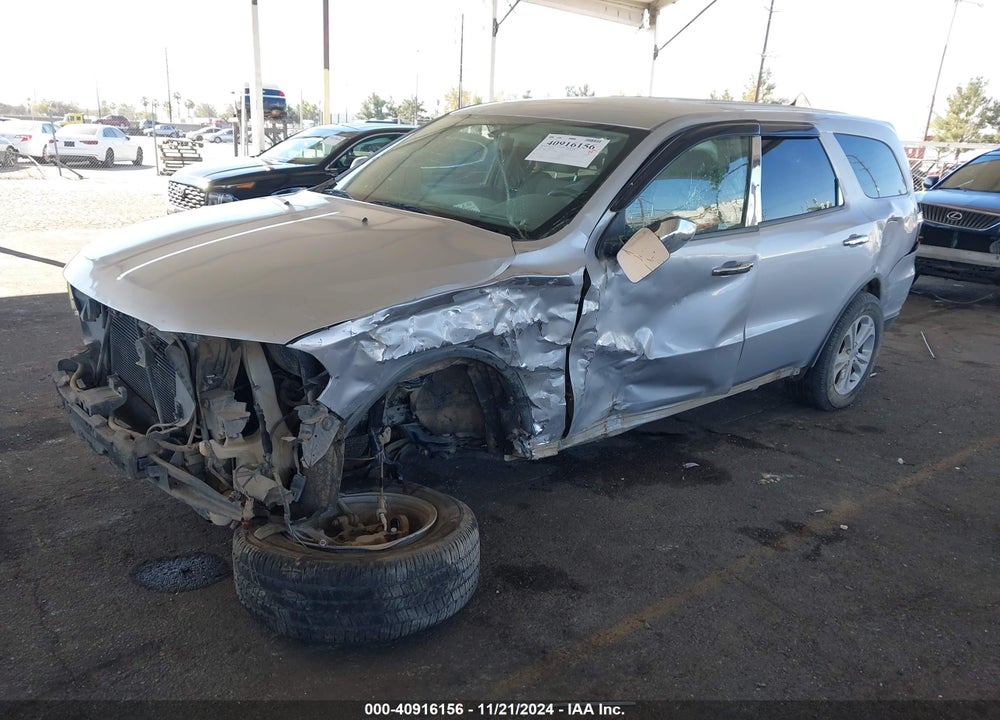 2012 DODGE DURANGO SXT VIN: 1C4RDHAG3CC138463
