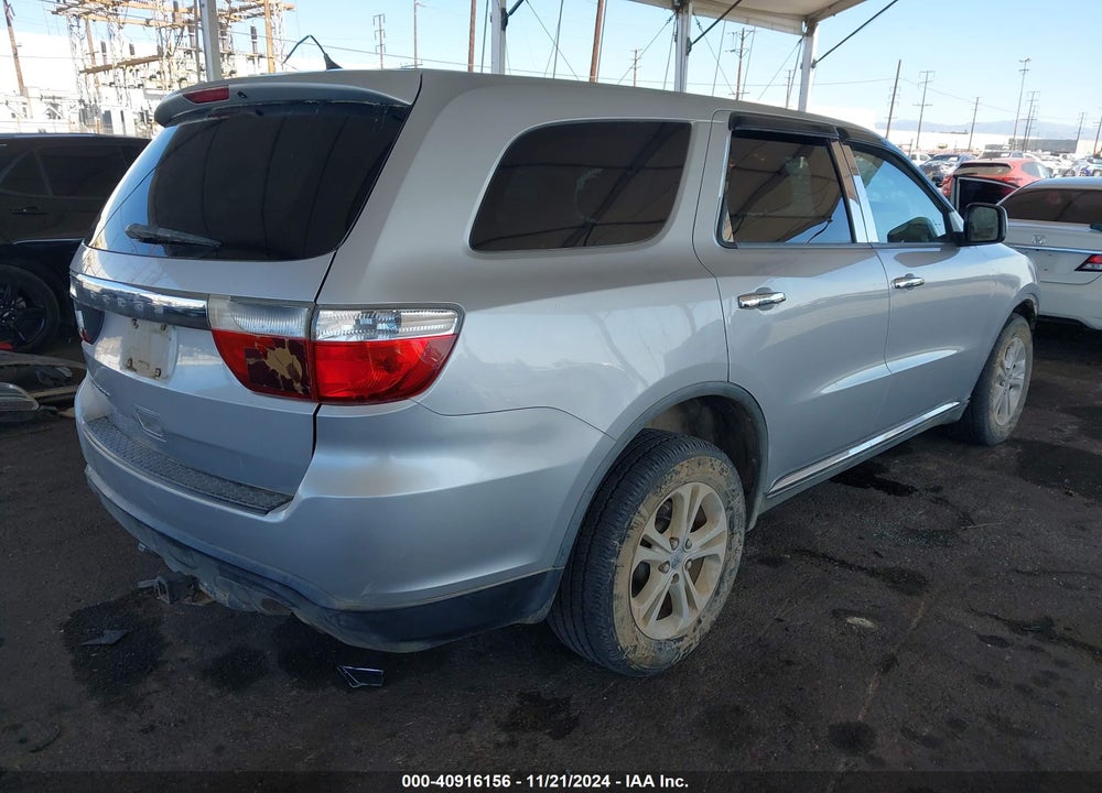 2012 DODGE DURANGO SXT VIN: 1C4RDHAG3CC138463
