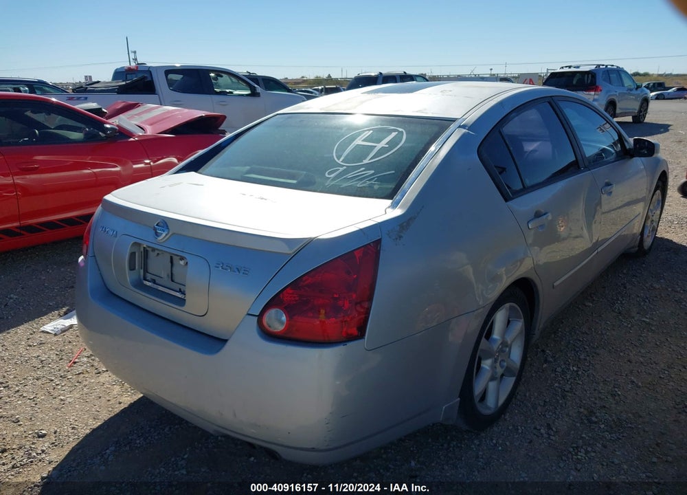 2004 NISSAN MAXIMA 3.5 SE VIN: 1N4BA41E64C820083