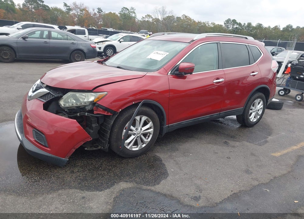 2016 NISSAN ROGUE SV VIN: 5N1AT2MT2GC883695