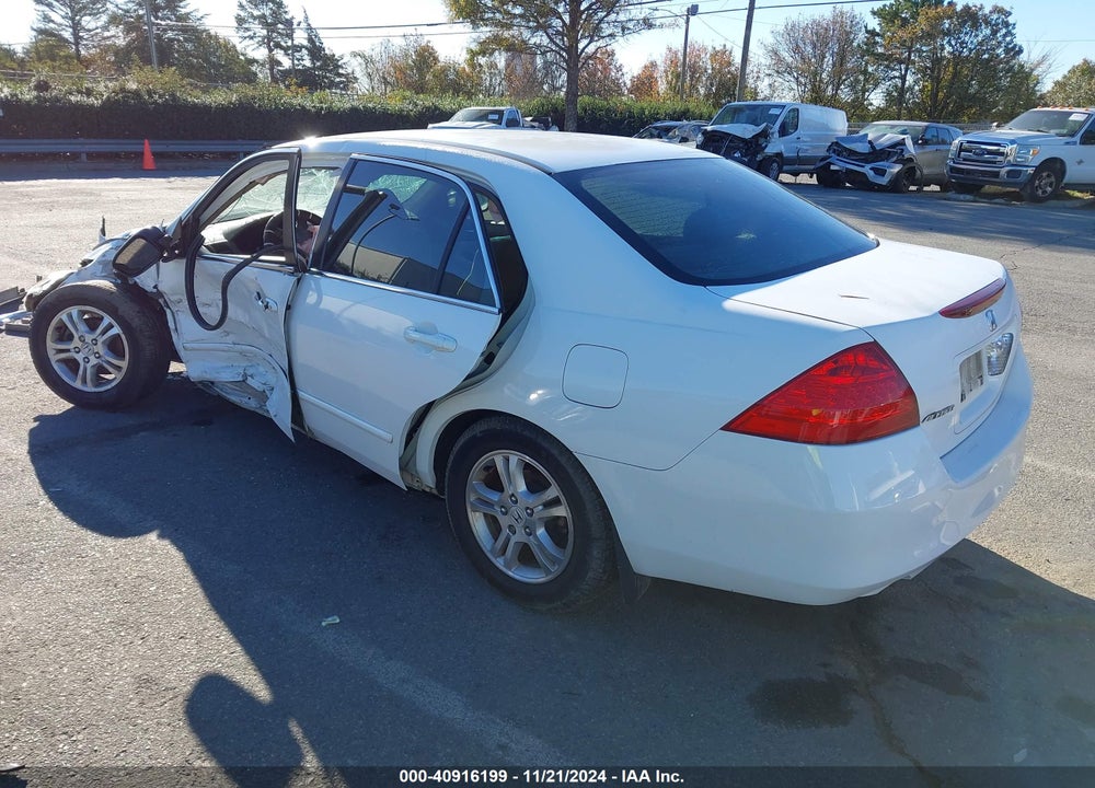 2007 HONDA ACCORD 2.4 SE VIN: 1HGCM56397A020799