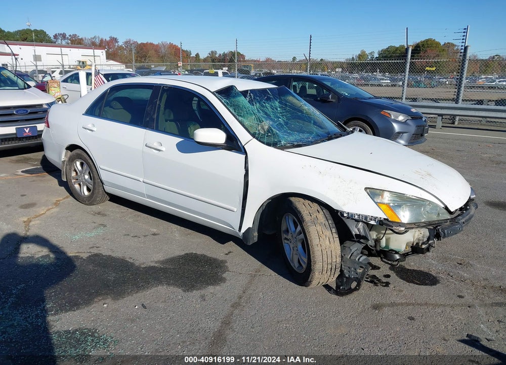 2007 HONDA ACCORD 2.4 SE VIN: 1HGCM56397A020799