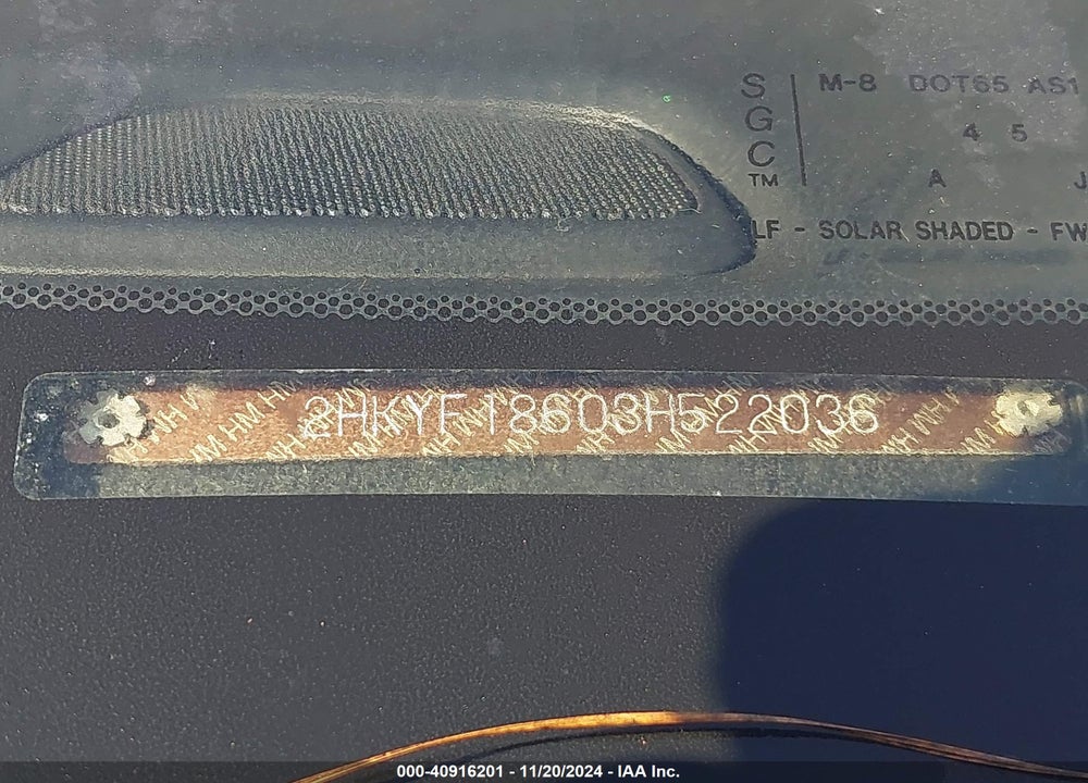2003 HONDA PILOT EX-L VIN: 2HKYF18603H522036