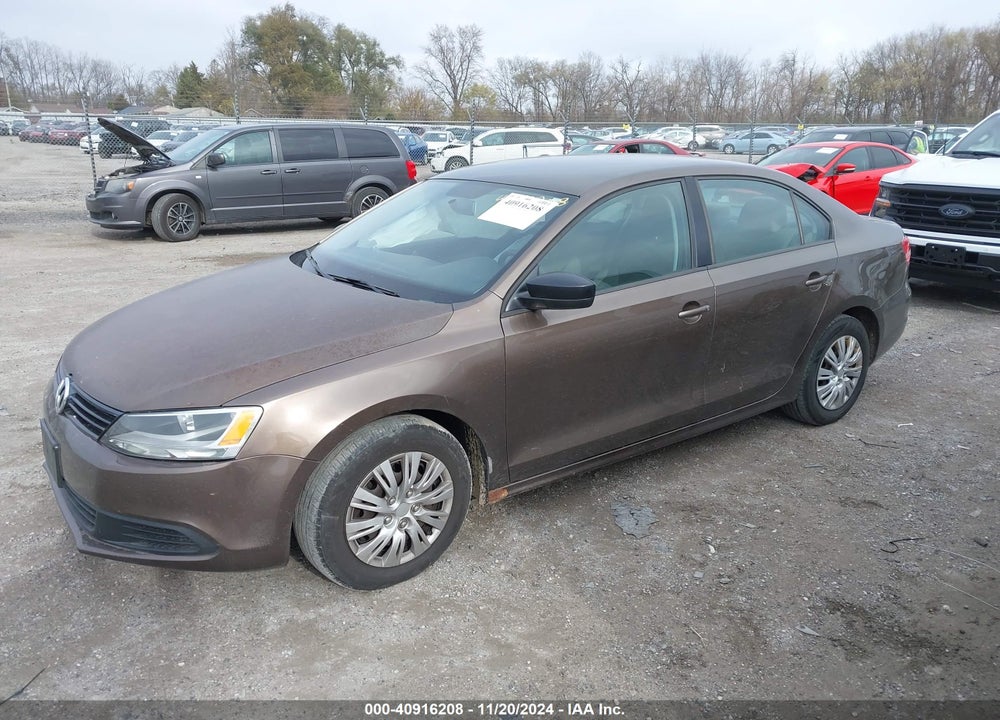 2013 VOLKSWAGEN JETTA 2.0L S VIN: 3VW2K7AJ5DM233486