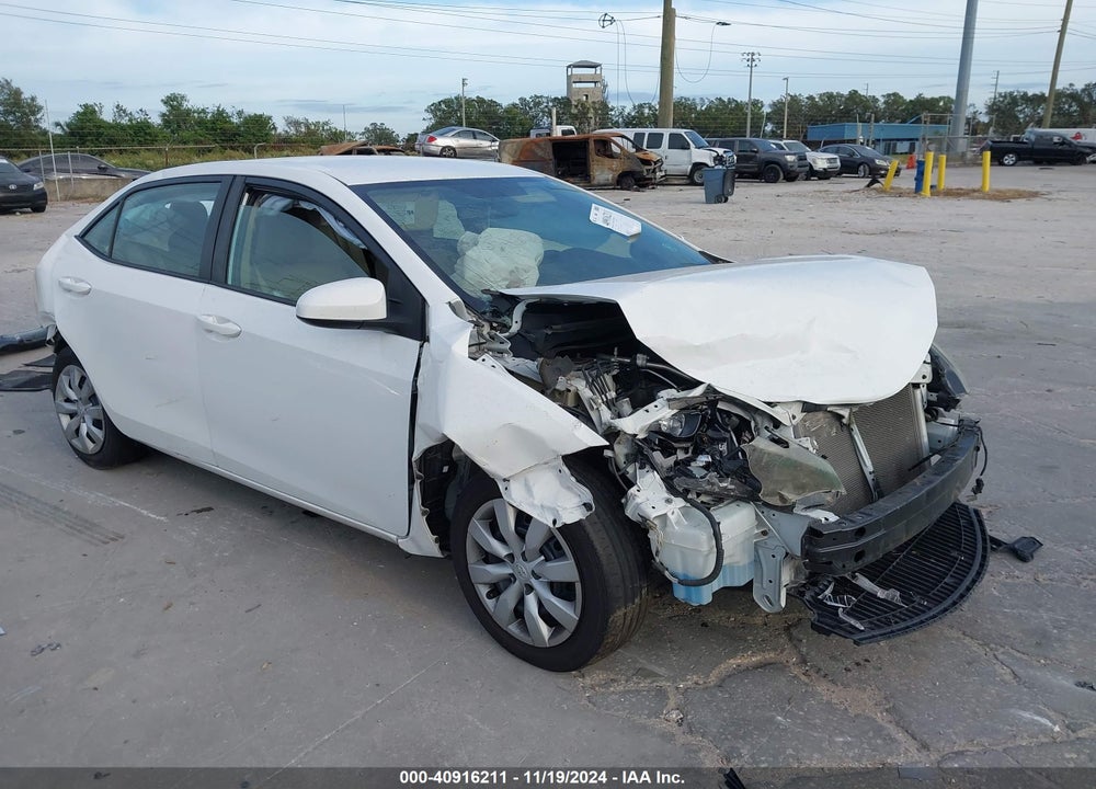 2016 TOYOTA COROLLA LE VIN: 2T1BURHEXGC744528