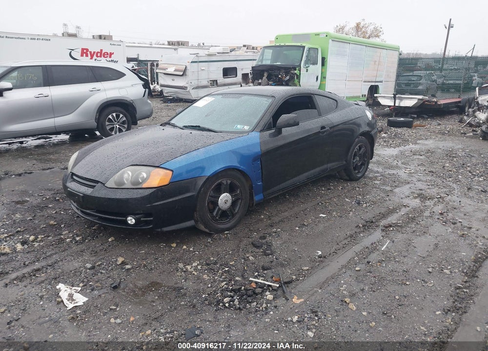 2003 HYUNDAI TIBURON VIN: KMHHM65DX3U060916