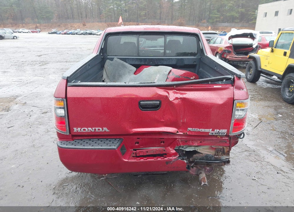 2006 HONDA RIDGELINE RT VIN: 2HJYK16296H563916